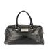 Dolce and Gabbana holdall leather black strap, front view